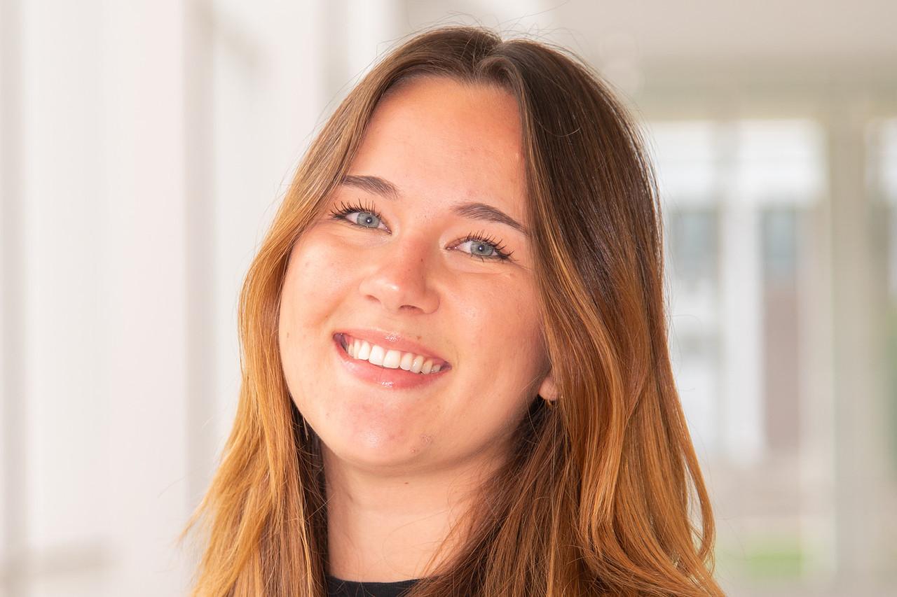 Transition Mentor Elena Jaimes with long ombre hair